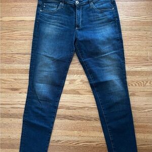 AG Adriano Goldschmied Dark Blue Skinny Jeans